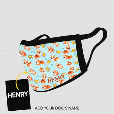 Personalized Dog Gift Idea - Cute Dogs 18 For Dog Lovers - Cloth Mask